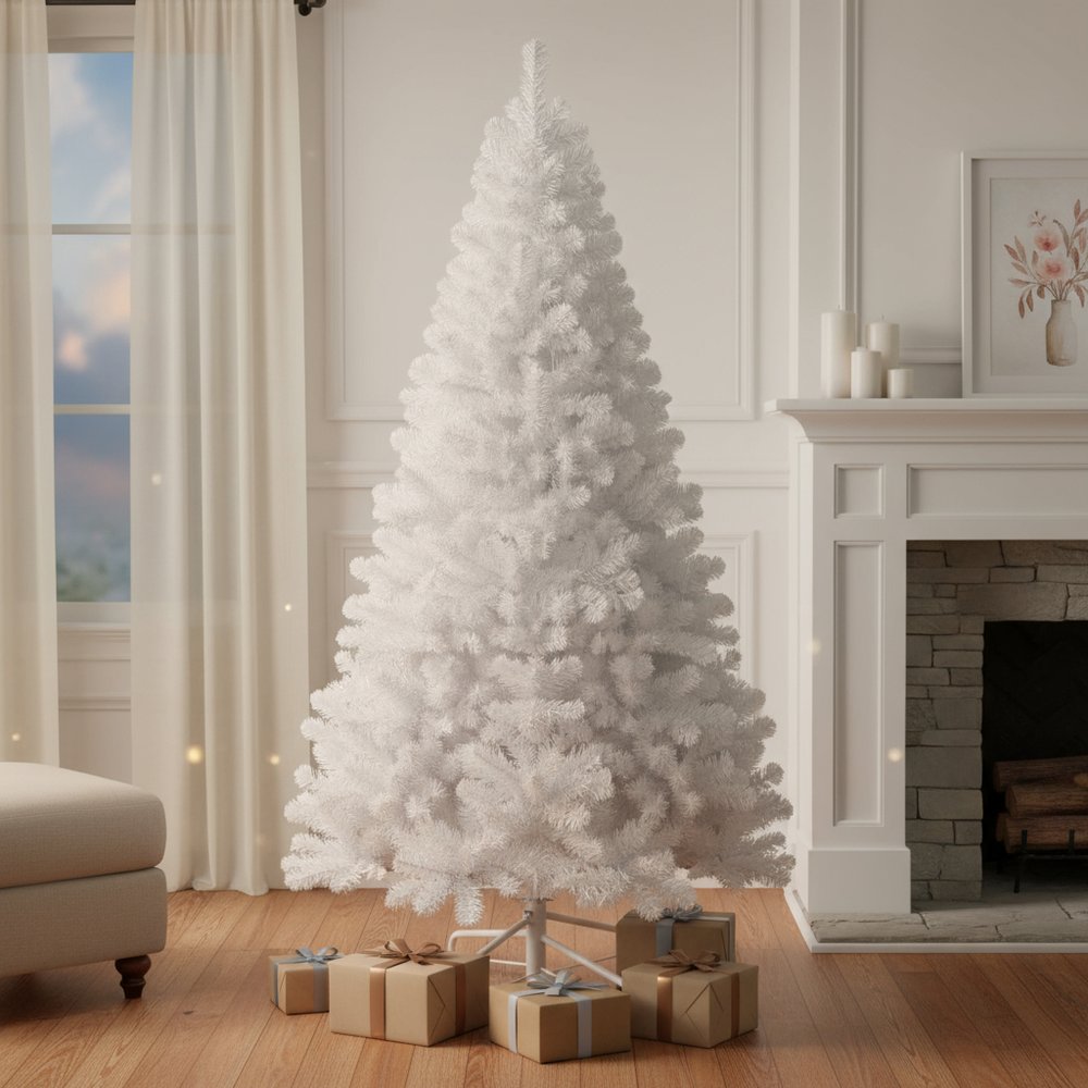 5' White Full Spruce Christmas Tree