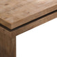 48" Natural Wood Distressed Floating Frame Coffee Table