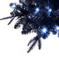 5' Black Pre Lit Full Fir Christmas Tree