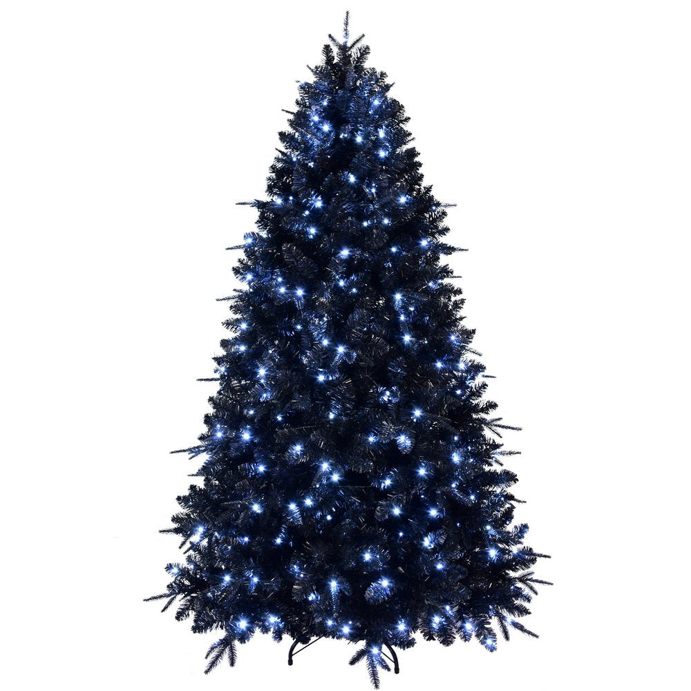5' Black Pre Lit Full Fir Christmas Tree