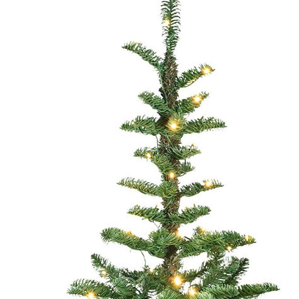 8' Pre Lit Sparse Fir Christmas Tree