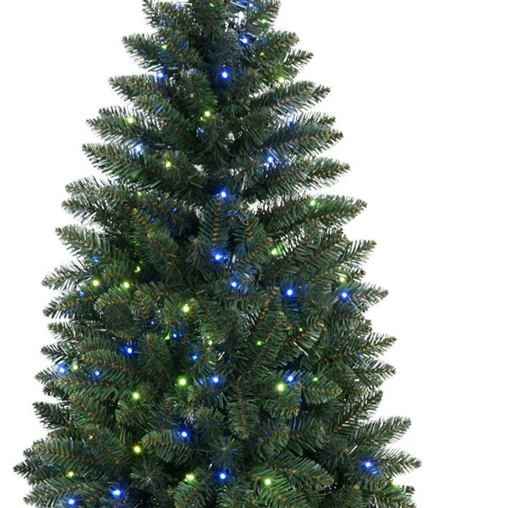 7' Pre Lit Full Fir Christmas Tree