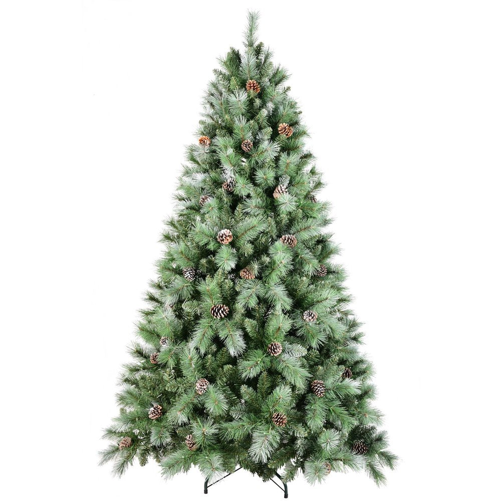 7' Full Pine Christmas Tree With Decorations