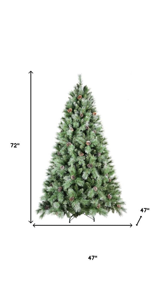 6' Full Fir Christmas Tree With Decorations