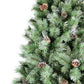7' Full Pine Christmas Tree With Decorations
