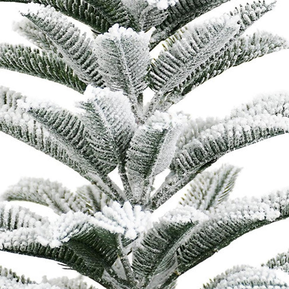 2' Sparse Flocked Fir Christmas Tree With Burlap Base