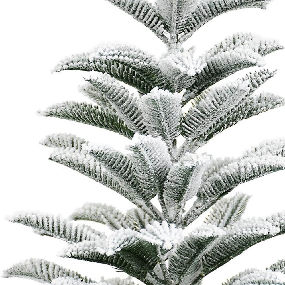 2' Sparse Flocked Fir Christmas Tree With Burlap Base