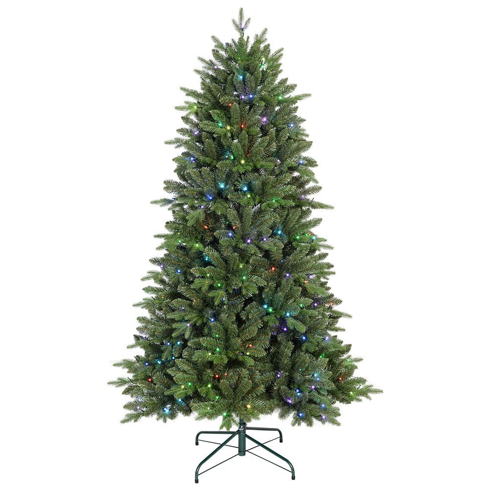 7' Pre Lit Full Fir Christmas Tree
