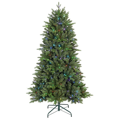 7' Pre Lit Full Fir Christmas Tree