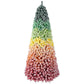 6' Frosted Rainbow Full Fir Christmas Tree