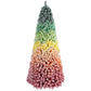 6' Frosted Rainbow Full Fir Christmas Tree