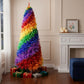 6' Rainbow Spiral Fir Christmas Tree