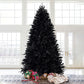 5' Black Pre Lit Full Spruce Christmas Tree