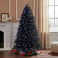 5' Black Pre Lit Full Spruce Christmas Tree