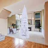 7.5' White Full Frosted Spruce Christmas Tree