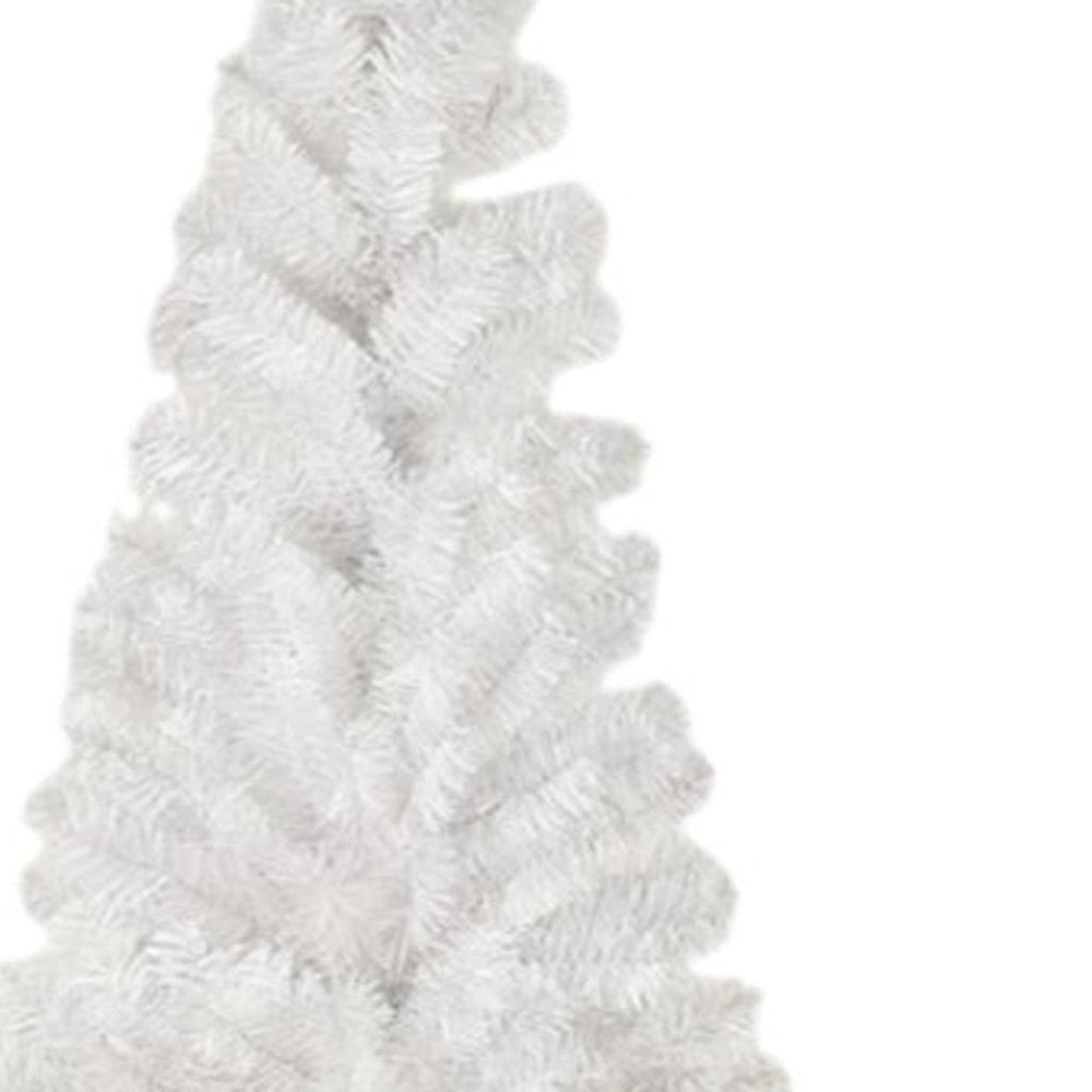 7.5' White Full Frosted Spruce Christmas Tree
