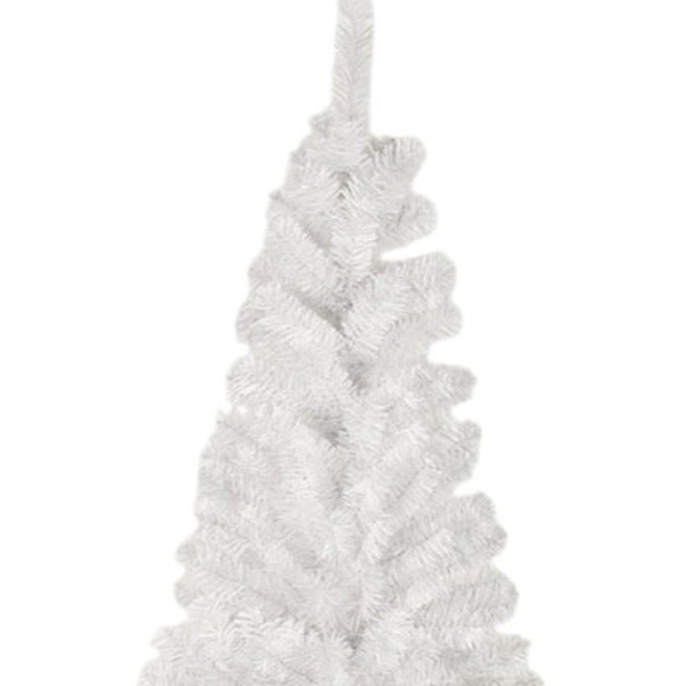 7.5' White Full Frosted Spruce Christmas Tree