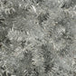 6' Silver Pre Lit Full Tinsel Christmas Tree