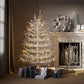 4' White Pre Lit Sparse Artificial Christmas Tree