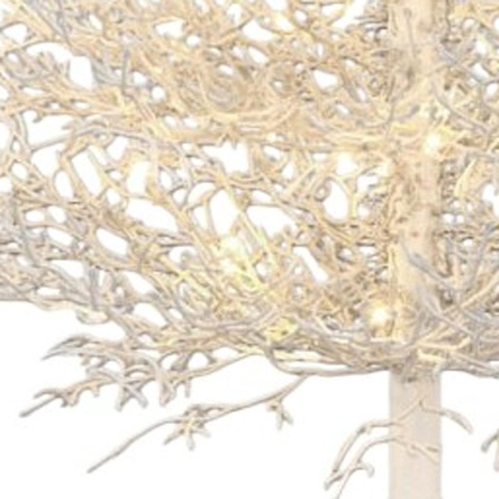 4' White Pre Lit Sparse Artificial Christmas Tree