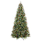 8' Pre Lit Full Fir Christmas Tree With Decorations