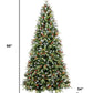8' Pre Lit Full Fir Christmas Tree With Decorations
