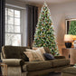 8' Pre Lit Full Fir Christmas Tree With Decorations