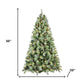 7.5' Full Pine Christmas Tree With Decorations