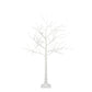 Set Of Three White Pre Lit Sparse Birch Trees