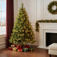6' Pre Lit Full Spruce Christmas Tree With Decorations