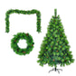 6' Pre Lit Full Spruce Christmas Tree With Decorations