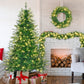 6' Pre Lit Full Spruce Christmas Tree With Decorations
