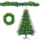 6' Pre Lit Full Spruce Christmas Tree With Decorations
