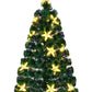 7' Pre Lit Full Spruce Christmas Tree With Decorations