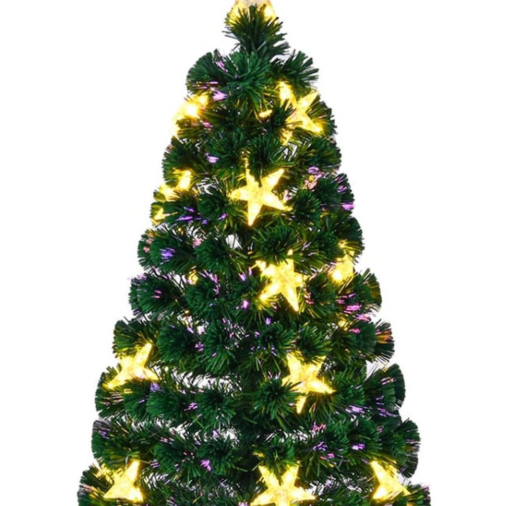 6' Pre Lit Full Spruce Christmas Tree With Decorations