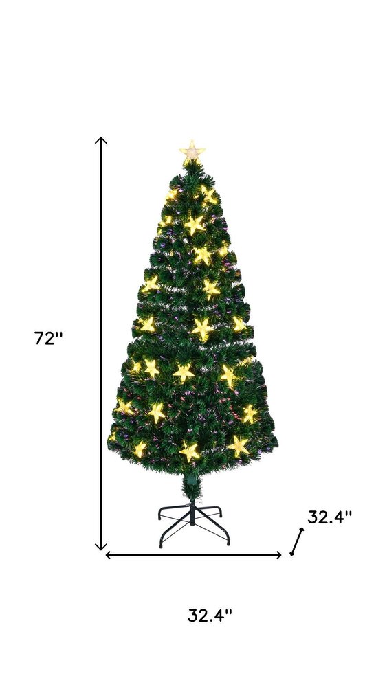 6' Pre Lit Full Spruce Christmas Tree With Decorations