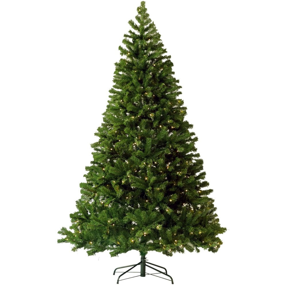 6' Pre Lit Full Spruce Christmas Tree