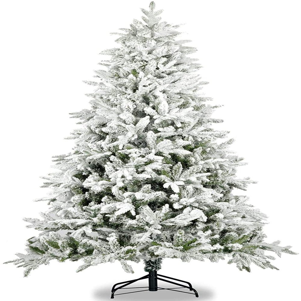 7' White Full Spruce Christmas Tree
