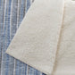 50" X 70" Blue And Beige Striped Microfiber Plush Throw Blanket