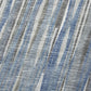 50" X 70" Blue And Beige Striped Microfiber Plush Throw Blanket