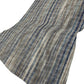 50" X 70" Brown And Blue Striped Polyester Woven Plush Throw Blanket