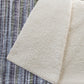 50" X 70" Plum And Ivory Striped Microfiber Plush Throw Blanket