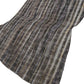 50" X 70" Brown And Beige Striped Plush Throw Blanket