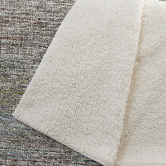 50" X 70" Beige Brown And Yellow Abstract Plush Throw Blanket