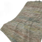 50" X 70" Beige Brown And Yellow Abstract Polyester Woven Plush Throw Blanket