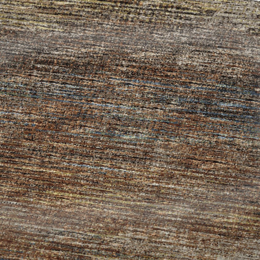 50" X 70" Brown And Blue Abstract Polyester Woven Plush Throw Blanket