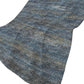 50" X 70" Blue And Gold Abstract Polyester Woven Plush Throw Blanket