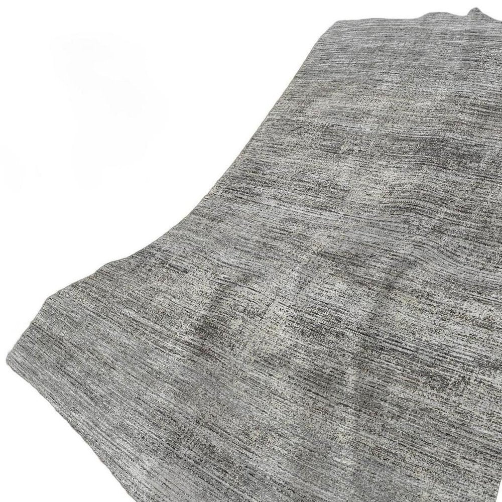 50" X 70" Silver And Gray Abstract Polyester Woven Plush Throw Blanket