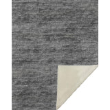 50" X 70" Gray And Silver Abstract Microfiber Plush Throw Blanket