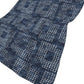 50" X 70" Blue And Ivory Geometric Polyester Woven Plush Throw Blanket